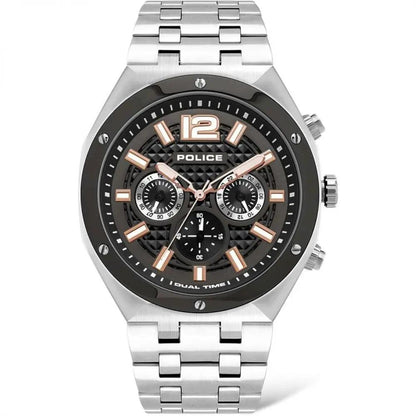 Police Gray Stainless Steel Dress Watch by Police