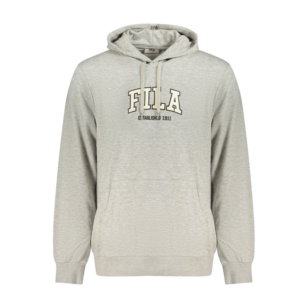 Sweat à capuche Fila homme Rifredi en coton gris – FI-45394