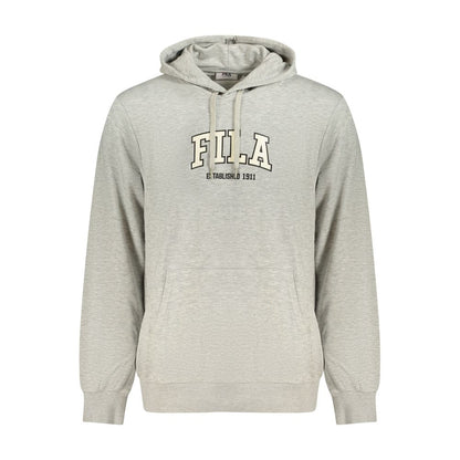Sweat à capuche Fila homme Rifredi en coton gris – FI-45394