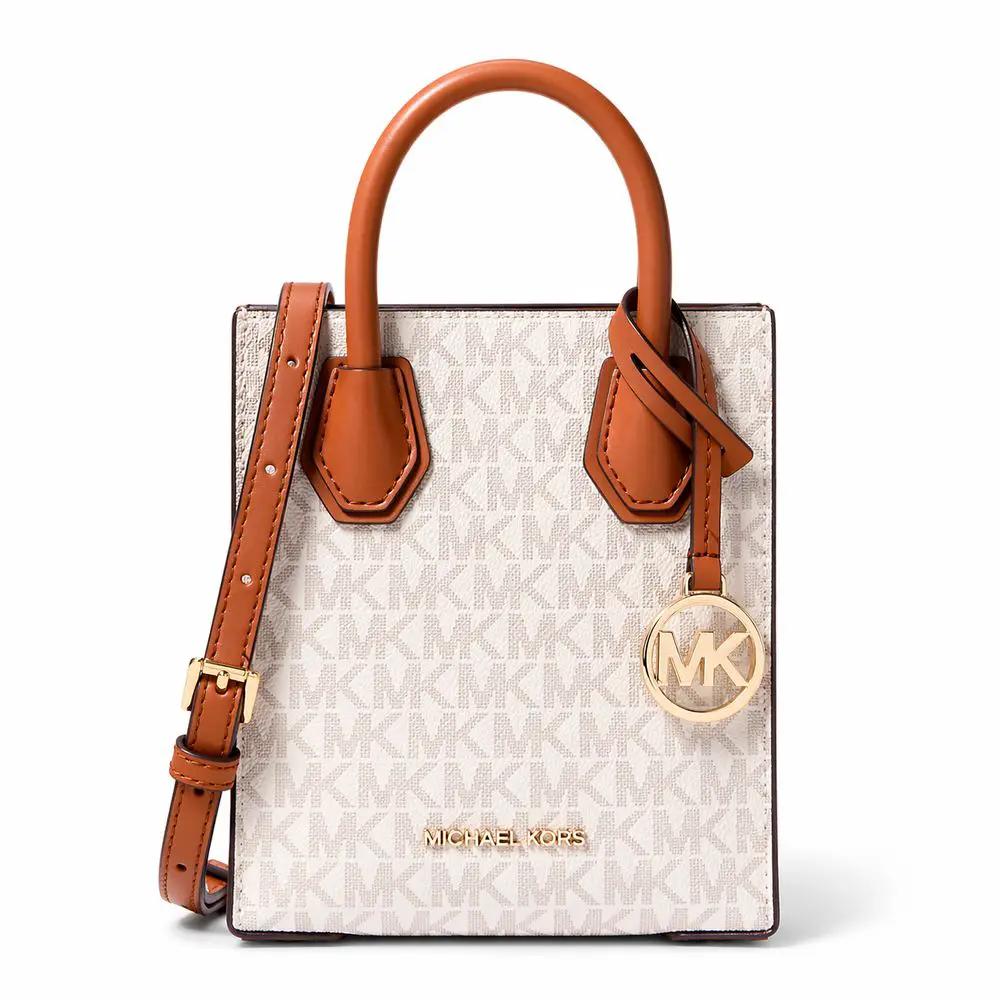 Michael Kors Beige Fur Handbag by Michael Kors