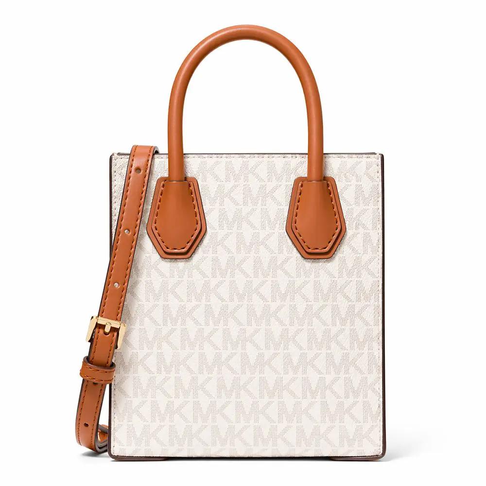 Michael Kors Beige Fur Handbag by Michael Kors