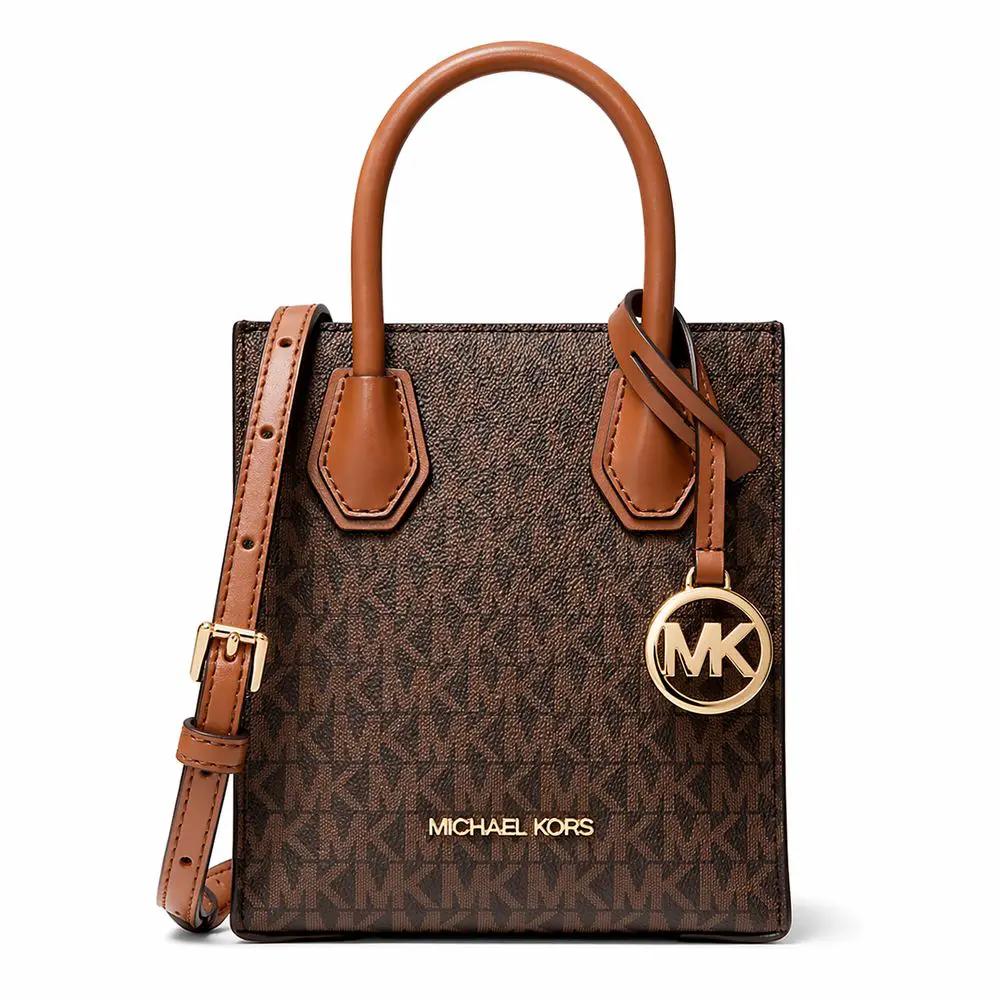 Michael Kors Brown Fur Handbag by Michael Kors