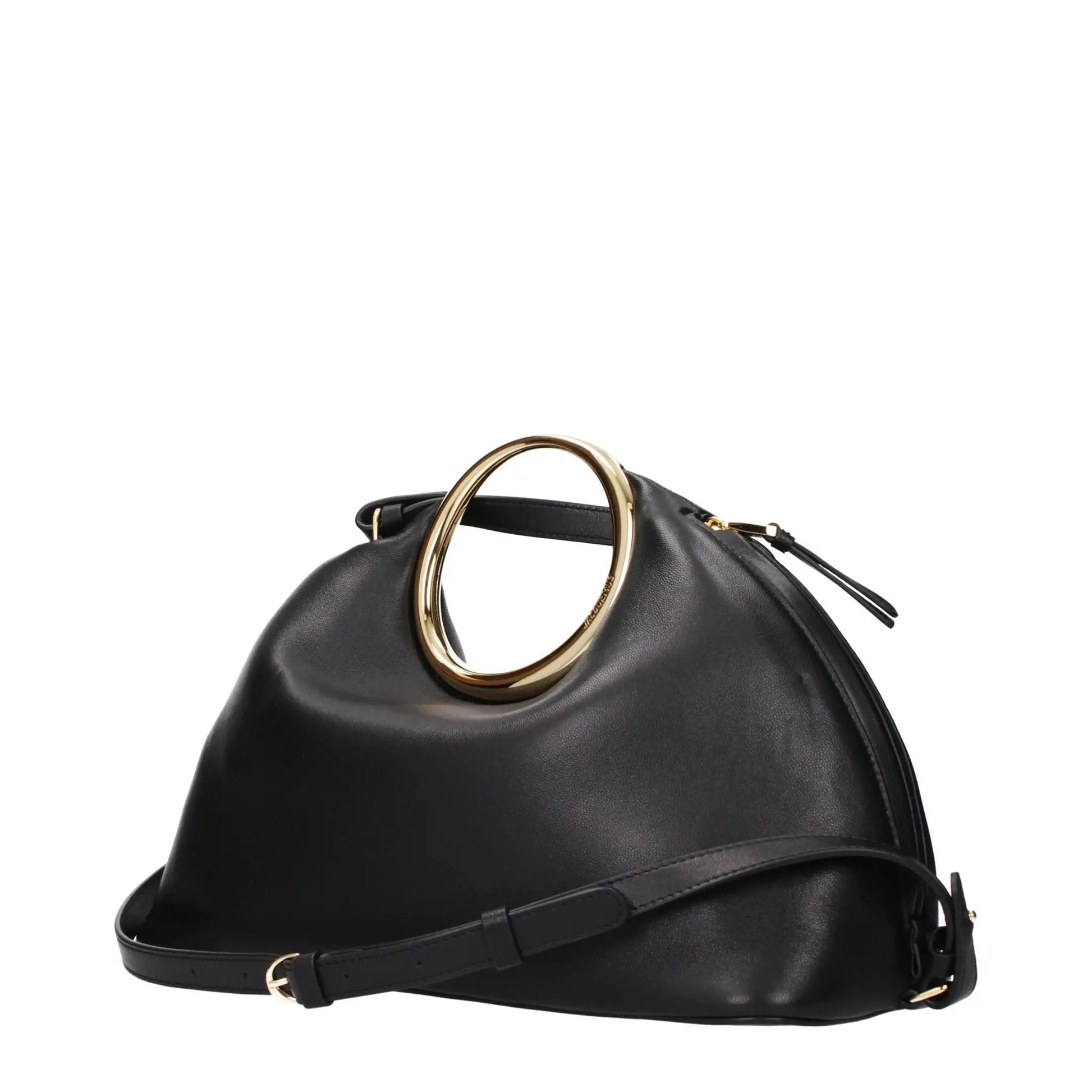 Jacquemus Black Leather Handbag by Jacquemus