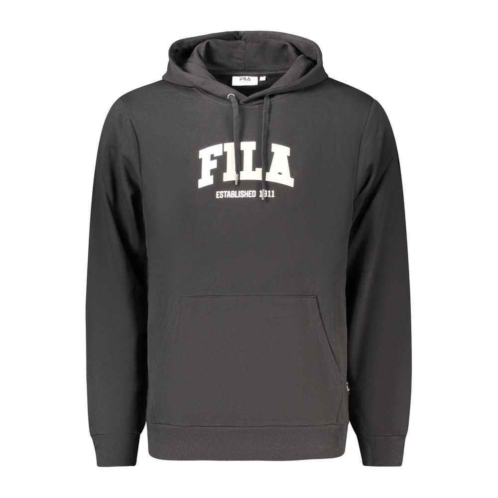 Sweat à capuche Fila homme Rifredi en coton noir – FI-45470