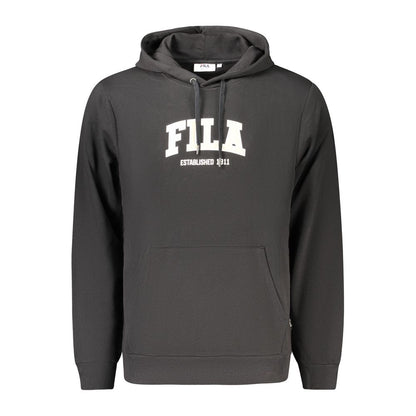 Sweat à capuche Fila homme Rifredi en coton noir – FI-45470