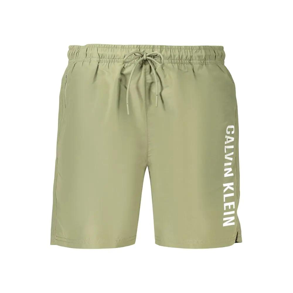 Calvin Klein Green Polyester Men's Swim Shorts by Calvin Klein