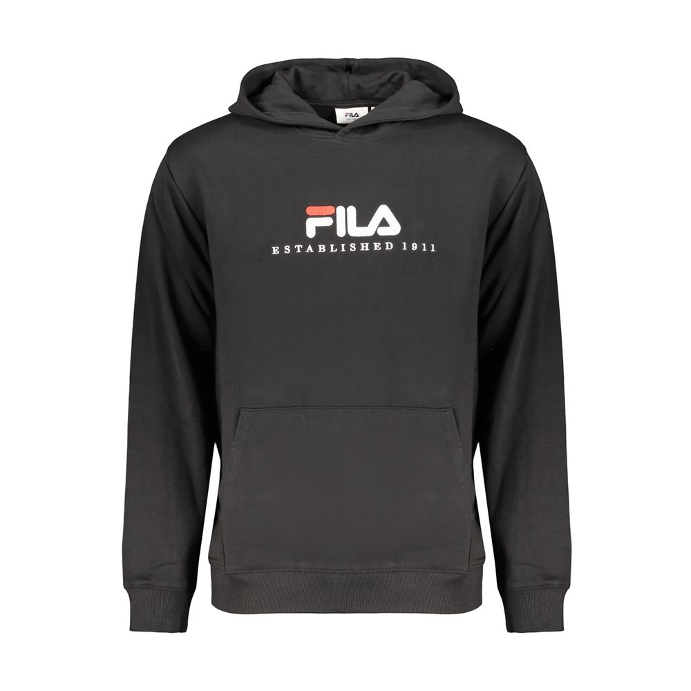Sweat à capuche Fila homme Valsera en coton noir – FI-45521
