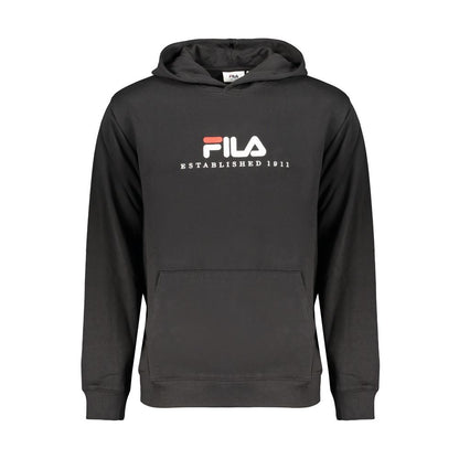 Sweat à capuche Fila homme Valsera en coton noir – FI-45521