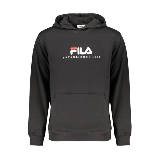 Sweat à capuche Fila homme Valsera en coton noir – FI-45521