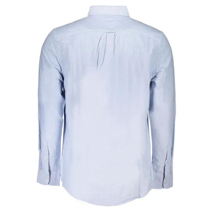 Tommy Hilfiger Azzurro Cotton Men's Shirt by Tommy Hilfiger