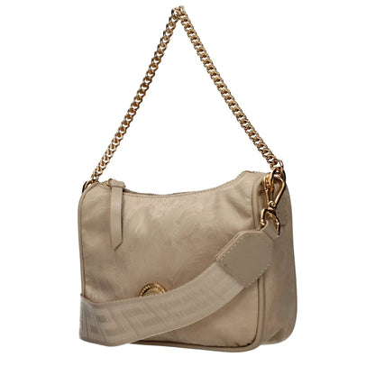 Versace Beige Fabric Handbag by Versace