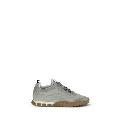 Miu Miu Gray Recycled Polyamide Athletic Sneakers by Miu Miu