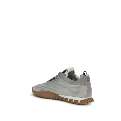 Miu Miu Gray Recycled Polyamide Athletic Sneakers by Miu Miu