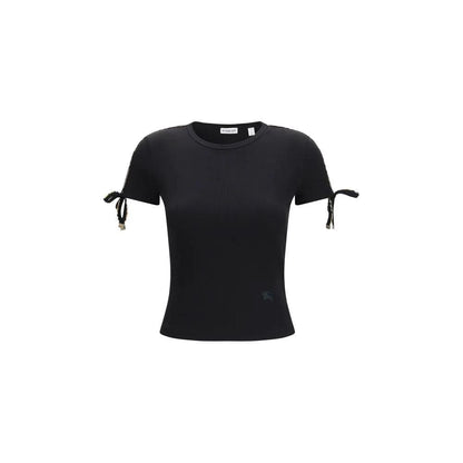 Burberry Black Cotton T-Shirt by Burberry