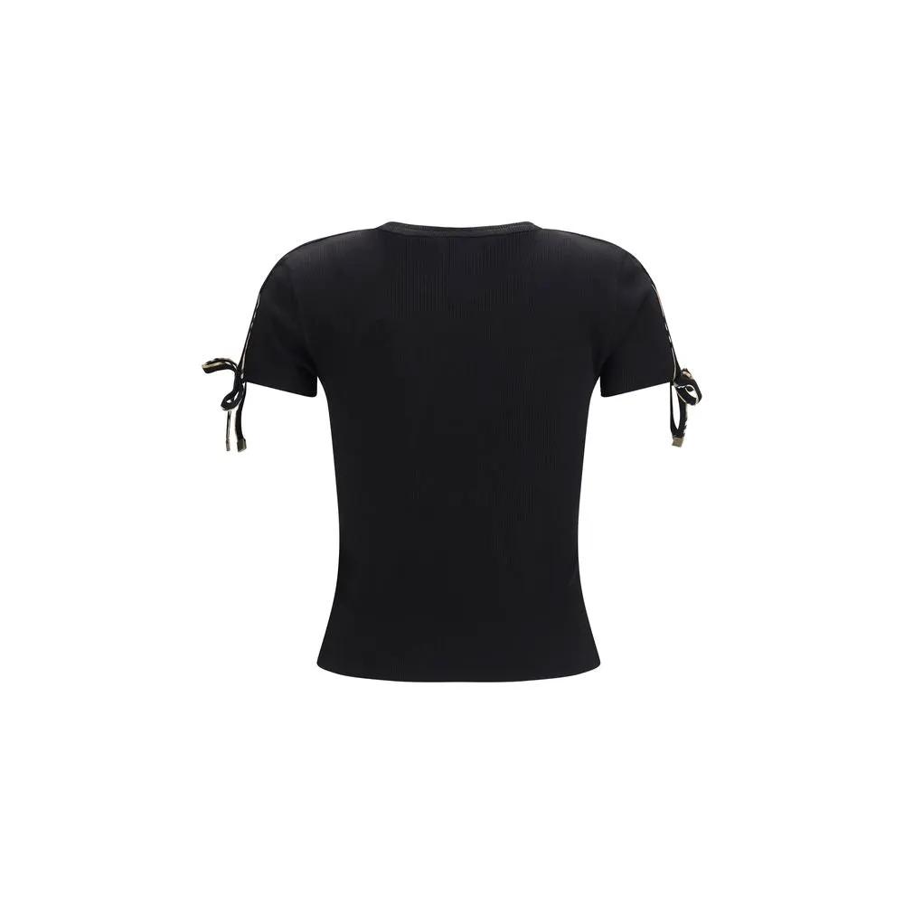 Burberry Black Cotton T-Shirt by Burberry