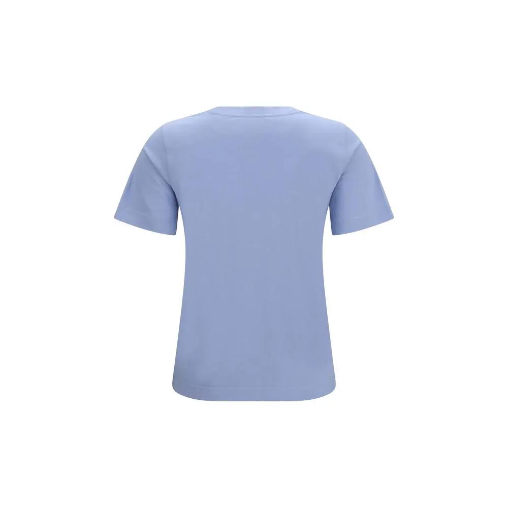 Burberry Blue Cotton T-Shirt by Burberry
