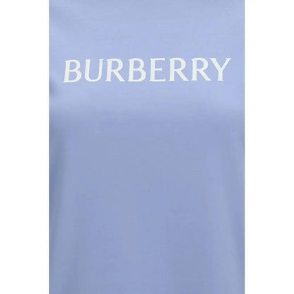 Burberry Blue Cotton T-Shirt by Burberry