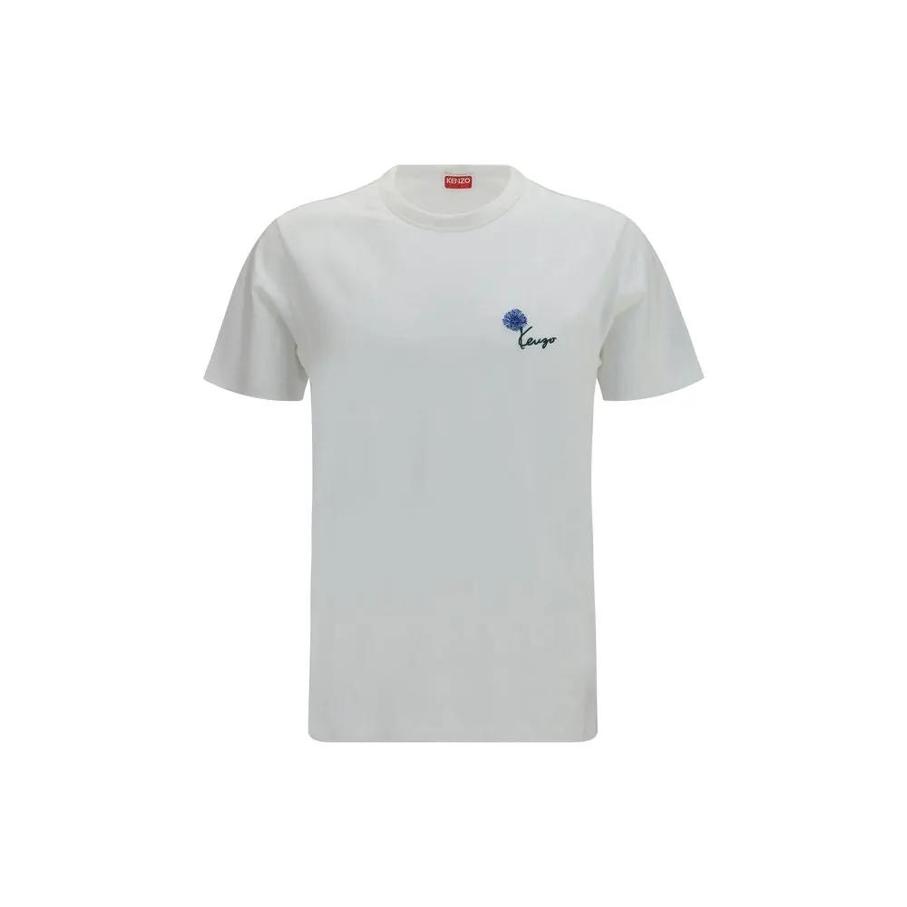 Kenzo White Cotton T-Shirt by Kenzo