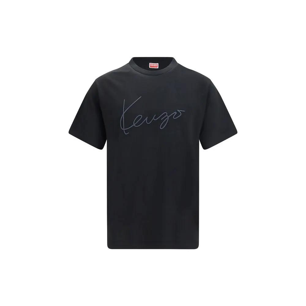 Kenzo Black Cotton T-Shirt by Kenzo