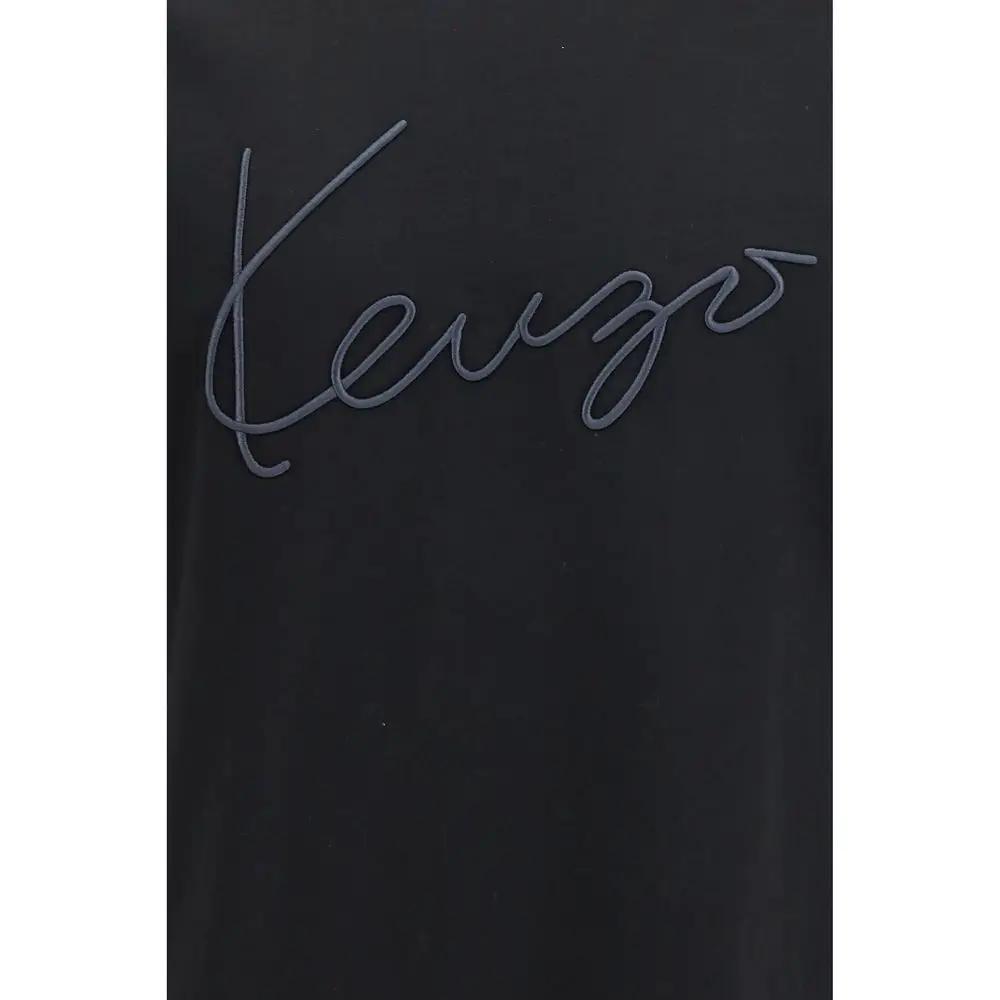 Kenzo Black Cotton T-Shirt by Kenzo