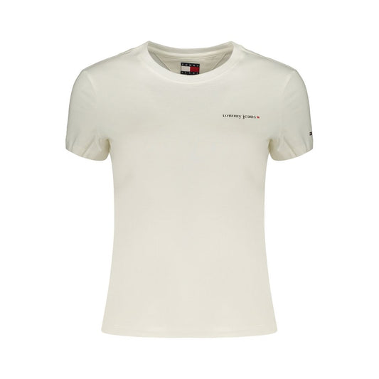 Tommy Hilfiger White Cotton T-Shirt