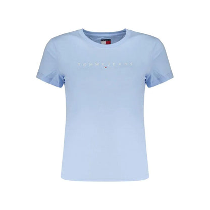 Tommy Hilfiger Azzurro Cotton Women's T-Shirt by Tommy Hilfiger