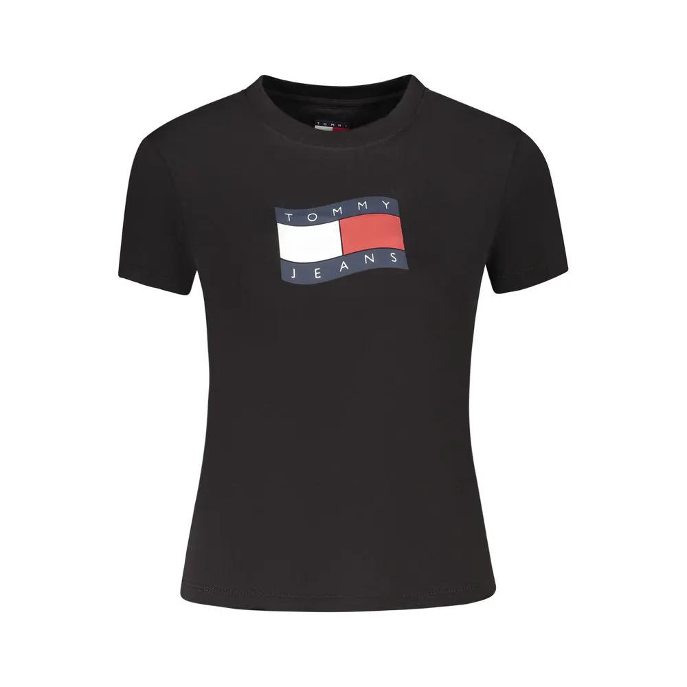 Tommy Hilfiger Black Cotton Women's T-Shirt by Tommy Hilfiger