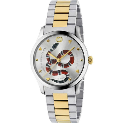 Gucci Silver Stainless Steel Dress Watch