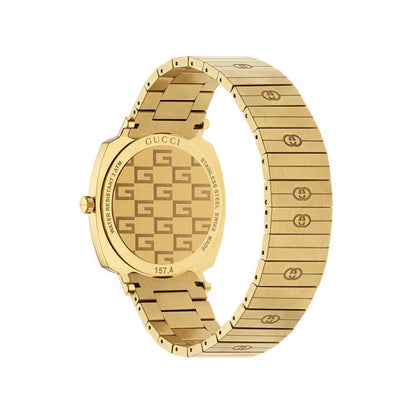 Gucci Gold Stainless Steel Dress Watch