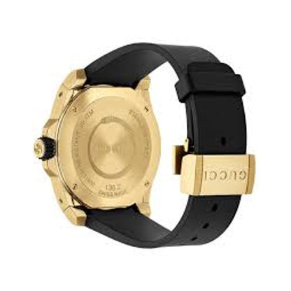 Gucci Black Rubber Sport Watch