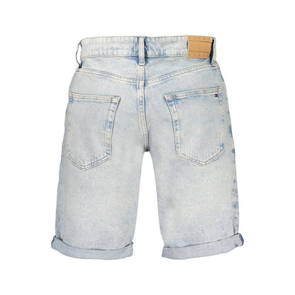 Tommy Hilfiger – Short Scanton en Jean Bleu Clair Effet Washed | Homme