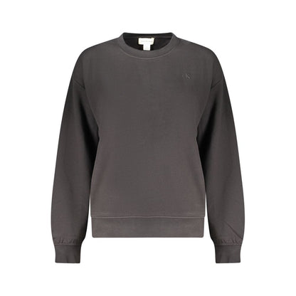 Sweat-shirt Calvin Klein femme en coton noir – CA-45645