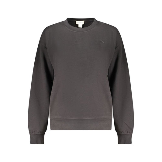 Sweat-shirt Calvin Klein femme en coton noir – CA-45645