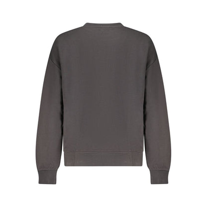 Sweat-shirt Calvin Klein femme en coton noir – CA-45645