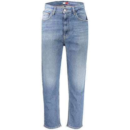 Jean Tommy Hilfiger femme mom taille ultra haute en coton bleu – TO-45598