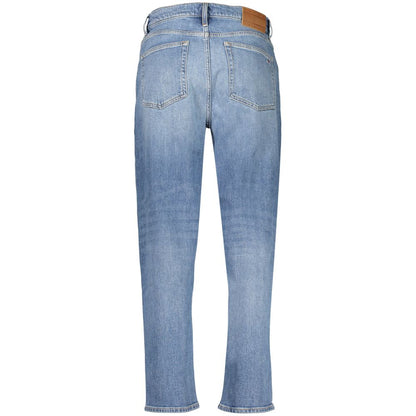 Jean Tommy Hilfiger femme mom taille ultra haute en coton bleu – TO-45598