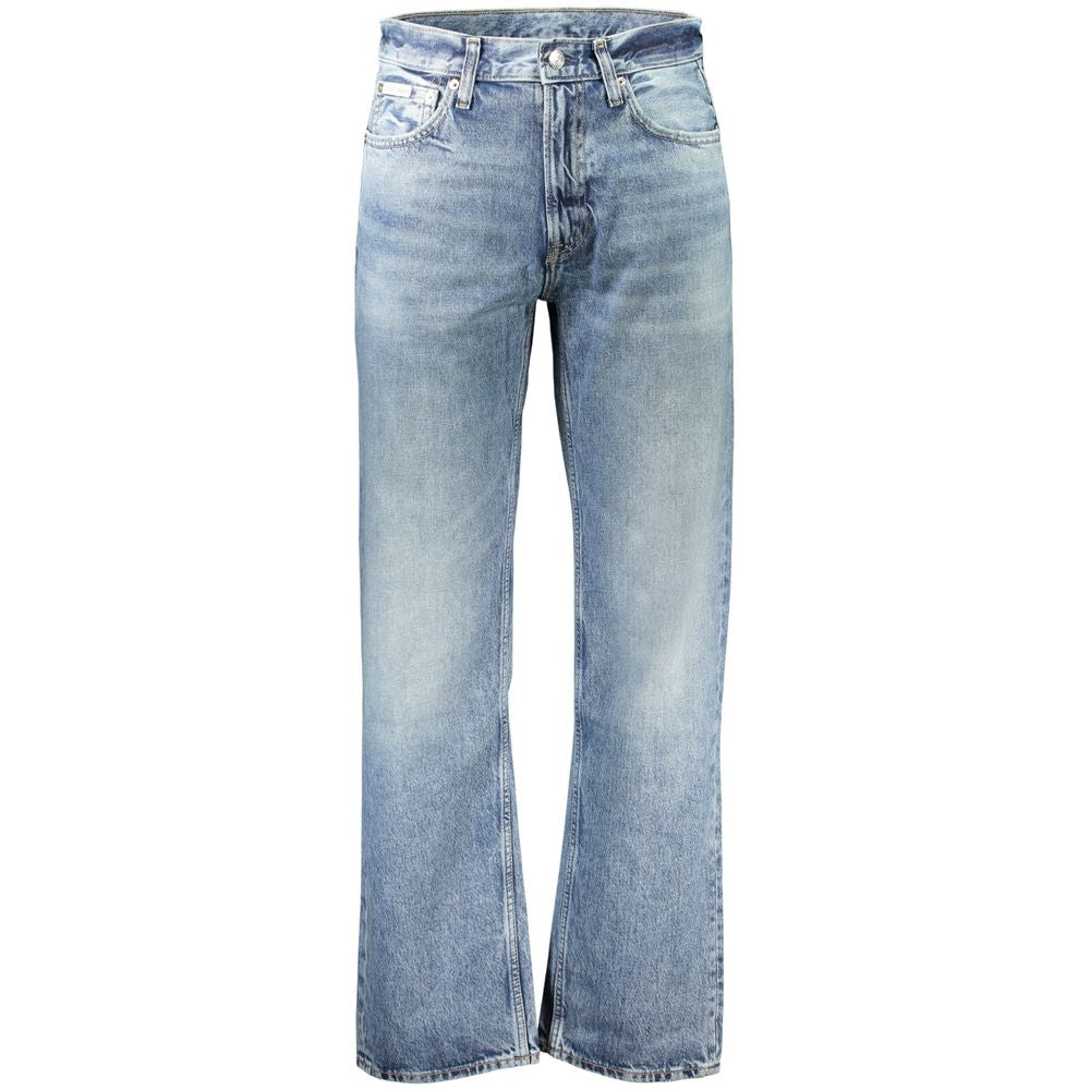 Jean Calvin Klein homme Signature 90s Straight en coton bleu – CA-45655