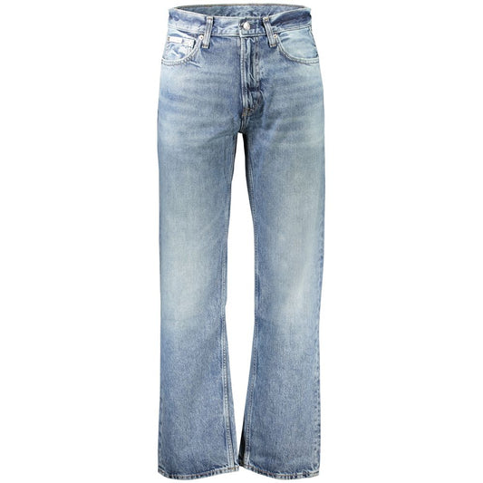 Jean Calvin Klein homme Signature 90s Straight en coton bleu – CA-45655