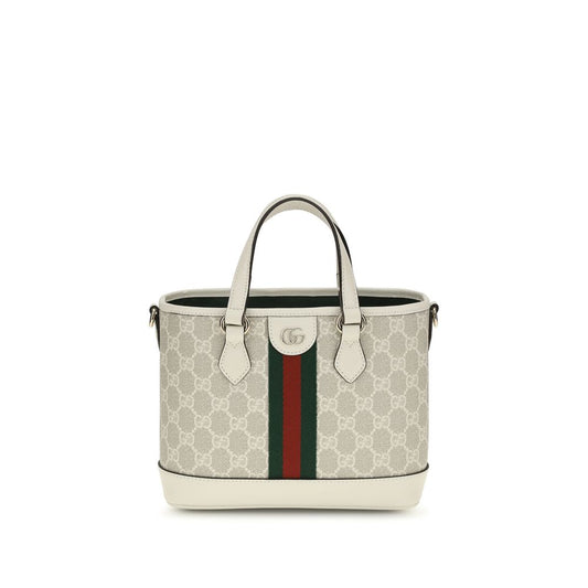 Gucci White Fabric Shoulder Bag