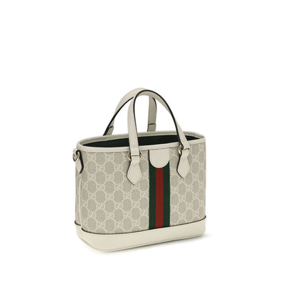 Gucci White Fabric Shoulder Bag