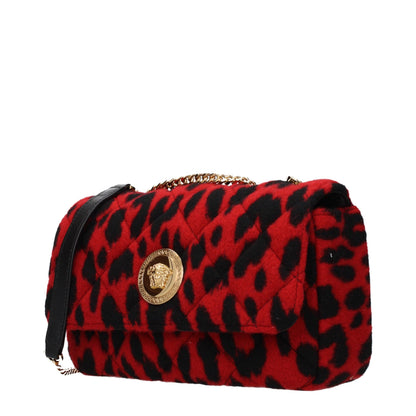 Versace Red Wool Sac à bandoulière