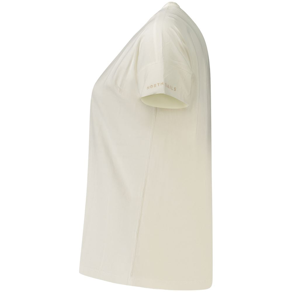 North Sails White Cotton T-Shirt