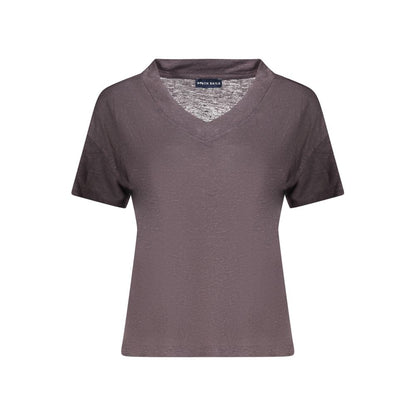 North Sails Gray Linen T-Shirt