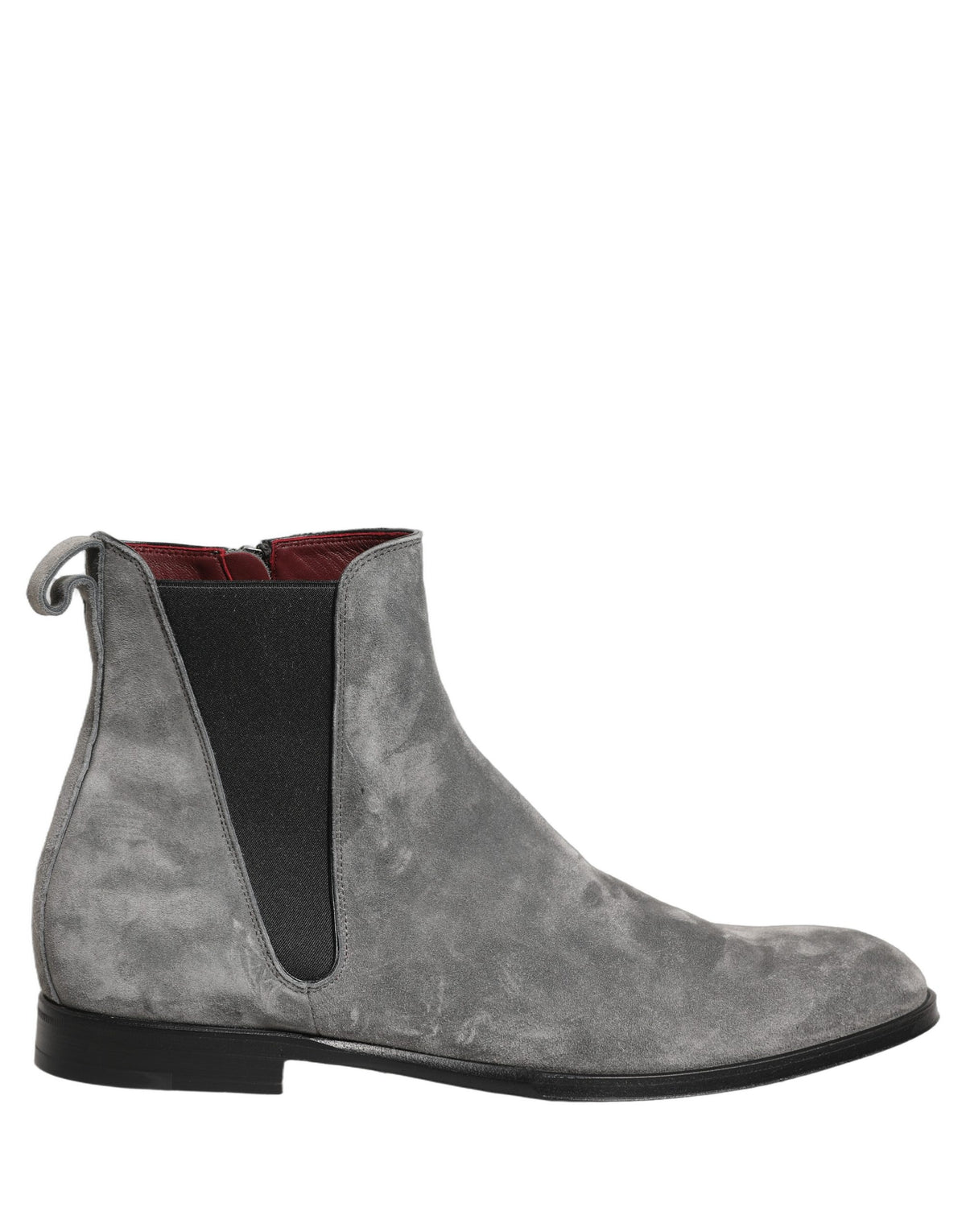 Bottines Dolce & Gabbana homme Chelsea en cuir suédé gris – MV8748