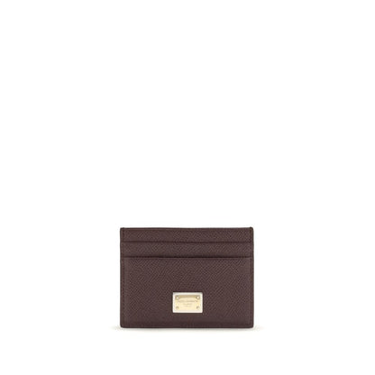 Dolce & Gabbana Brown Calf Leather Bos Taurus Wallet