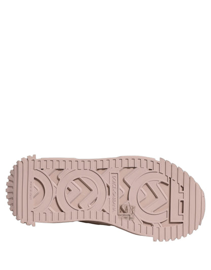 Baskets Dolce & Gabbana femme NS1 en matières mixtes rose – LA13420