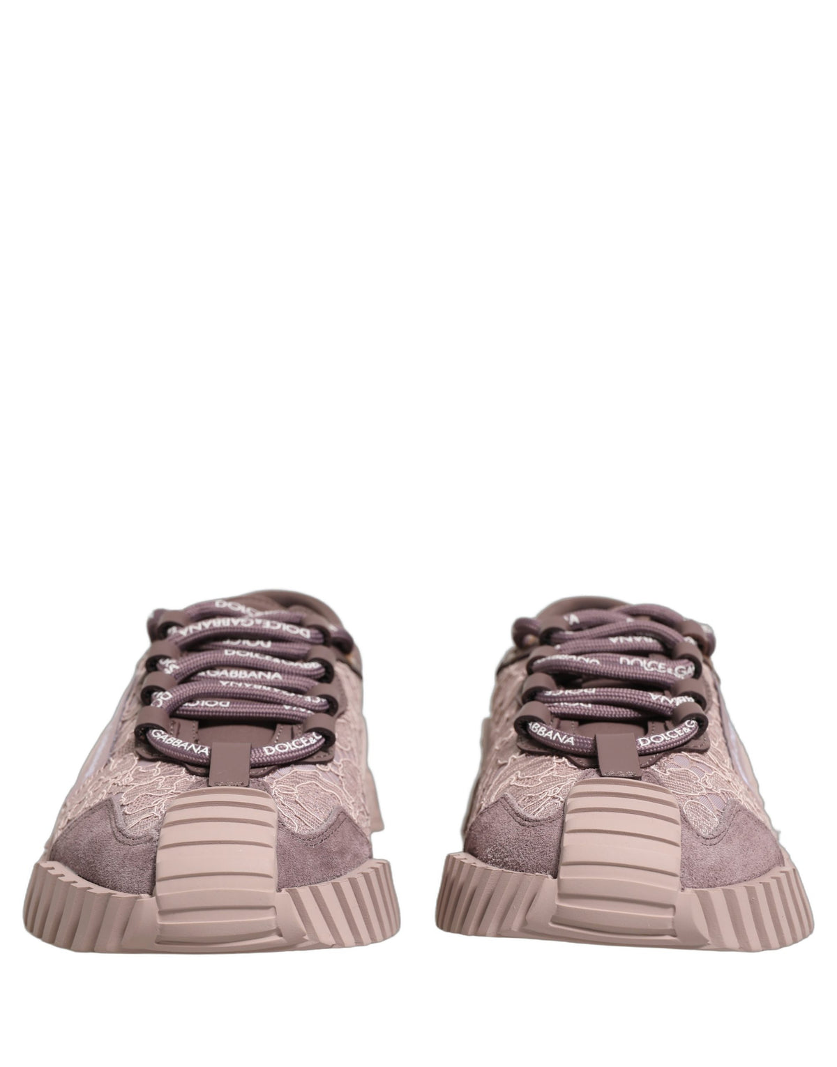 Baskets Dolce & Gabbana femme NS1 en matières mixtes rose – LA13420