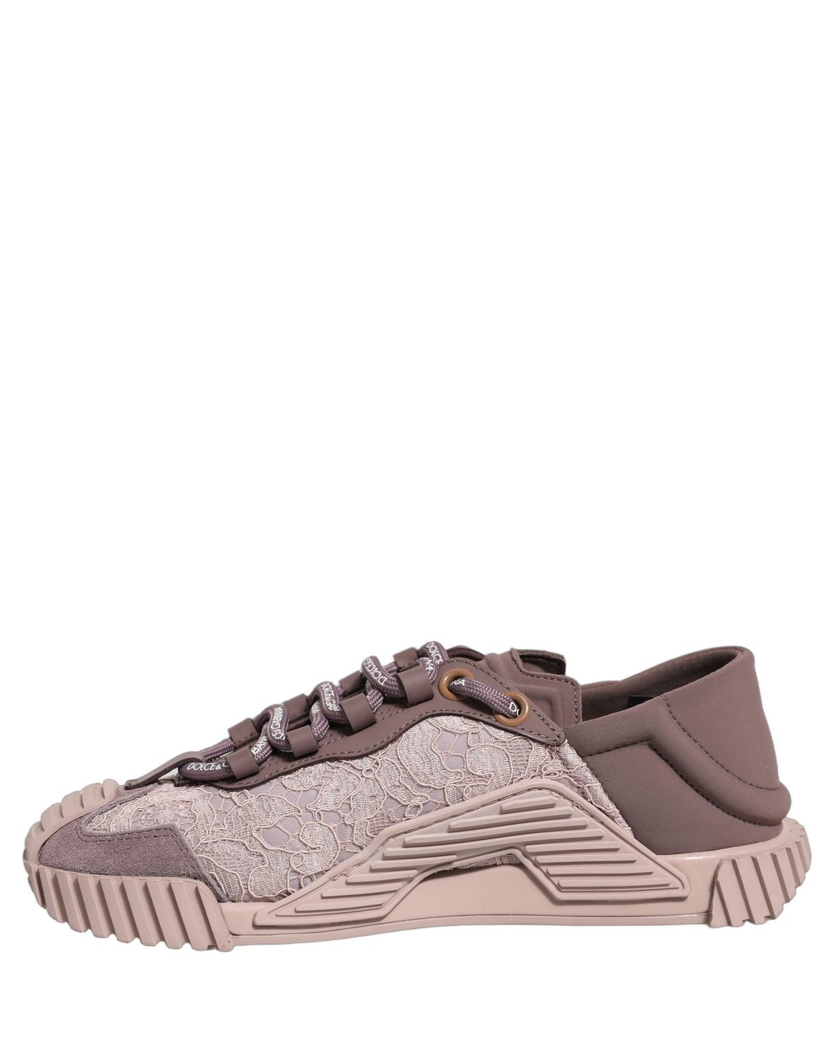 Baskets Dolce & Gabbana femme NS1 en matières mixtes rose – LA13420