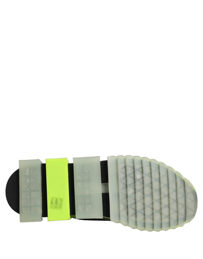 Baskets Dolce & Gabbana homme Sorrento slip-on en polyester noir et vert – MV8959