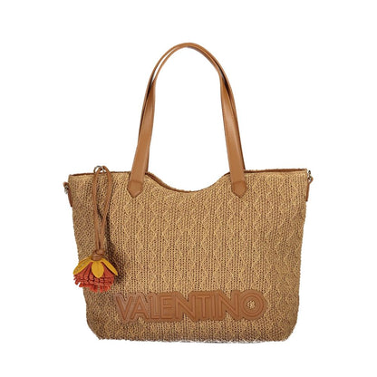 Valentino Brown Polyethylene Women Bag